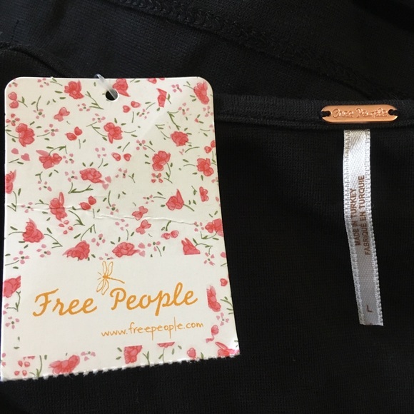 NWT Free People mock neck open back tank top - Picture 8 of 8